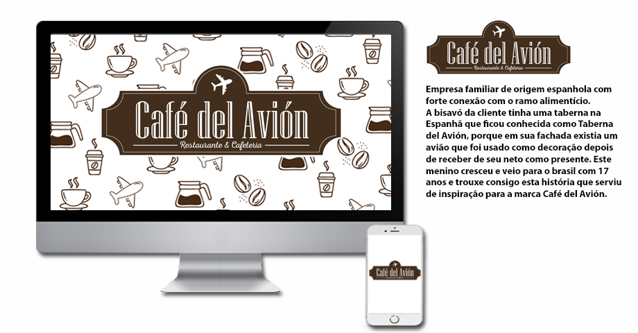 Logomarca Café del Avión
