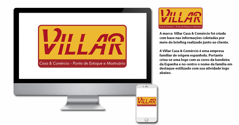 Logomarca Villar Casa & Comércio